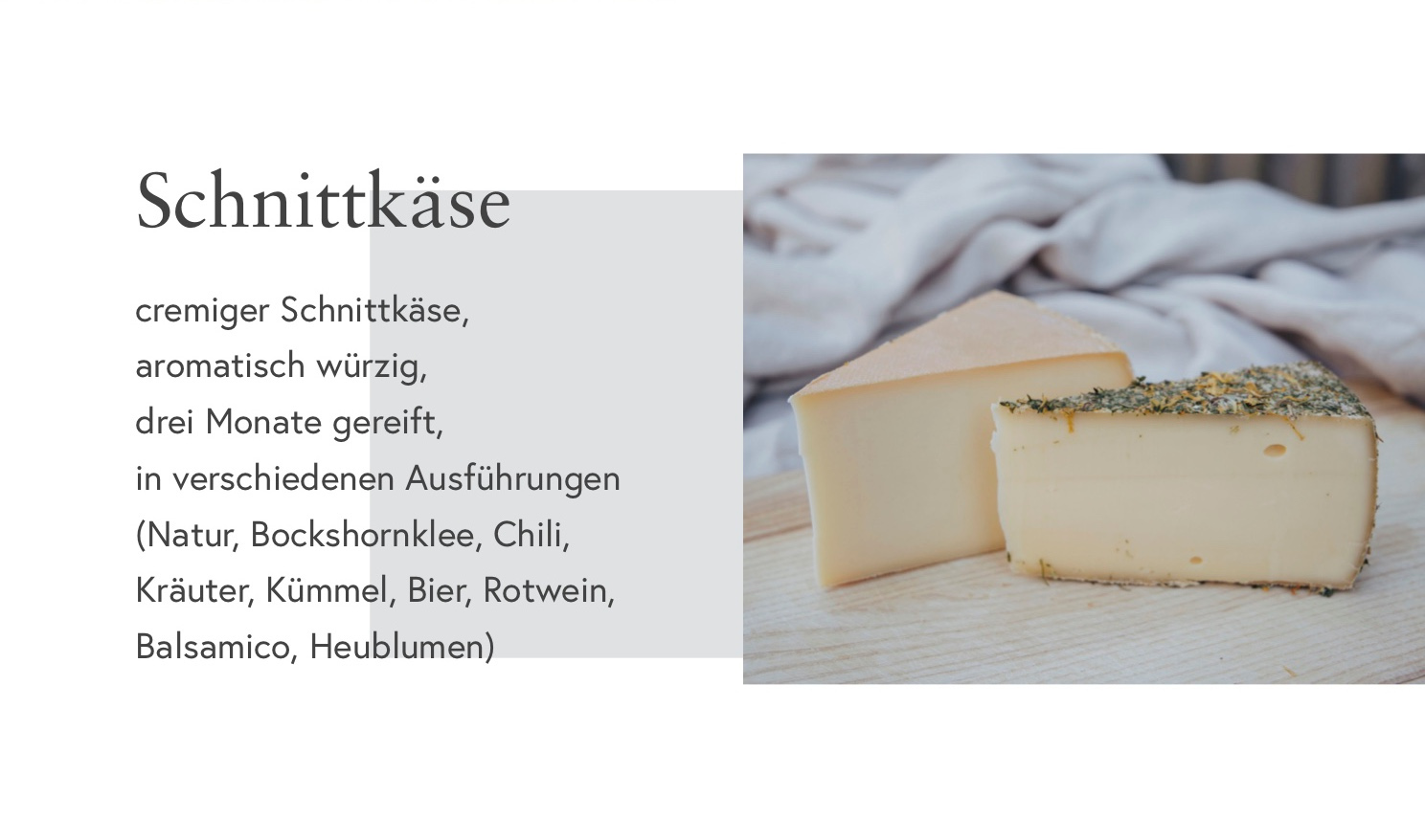 Schnittkäse